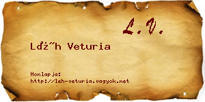 Léh Veturia névjegykártya